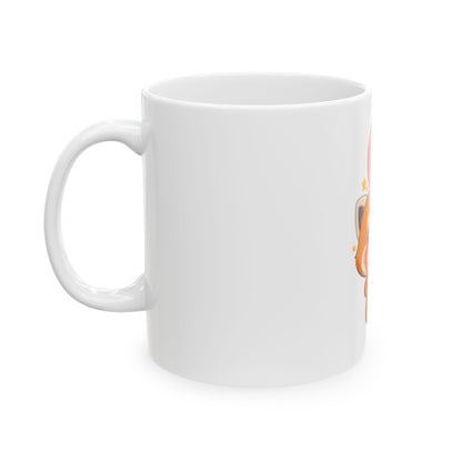 Kawaii Red Panda Mug with Balloon, 11oz or 15oz