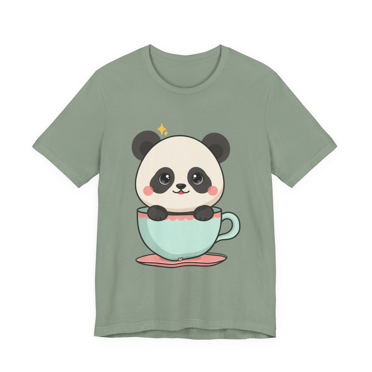 Kawaii Panda T-Shirt, Cute Teacup Panda Tee