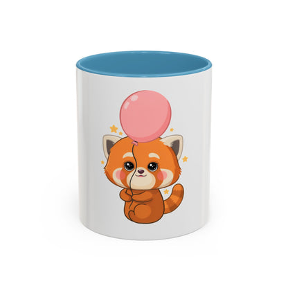 Kawaii Red Panda Accent Coffee Mug for Cute Animal Fans
