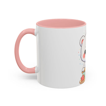 Christmas Cookie Polar Bear Accent Coffee Mug