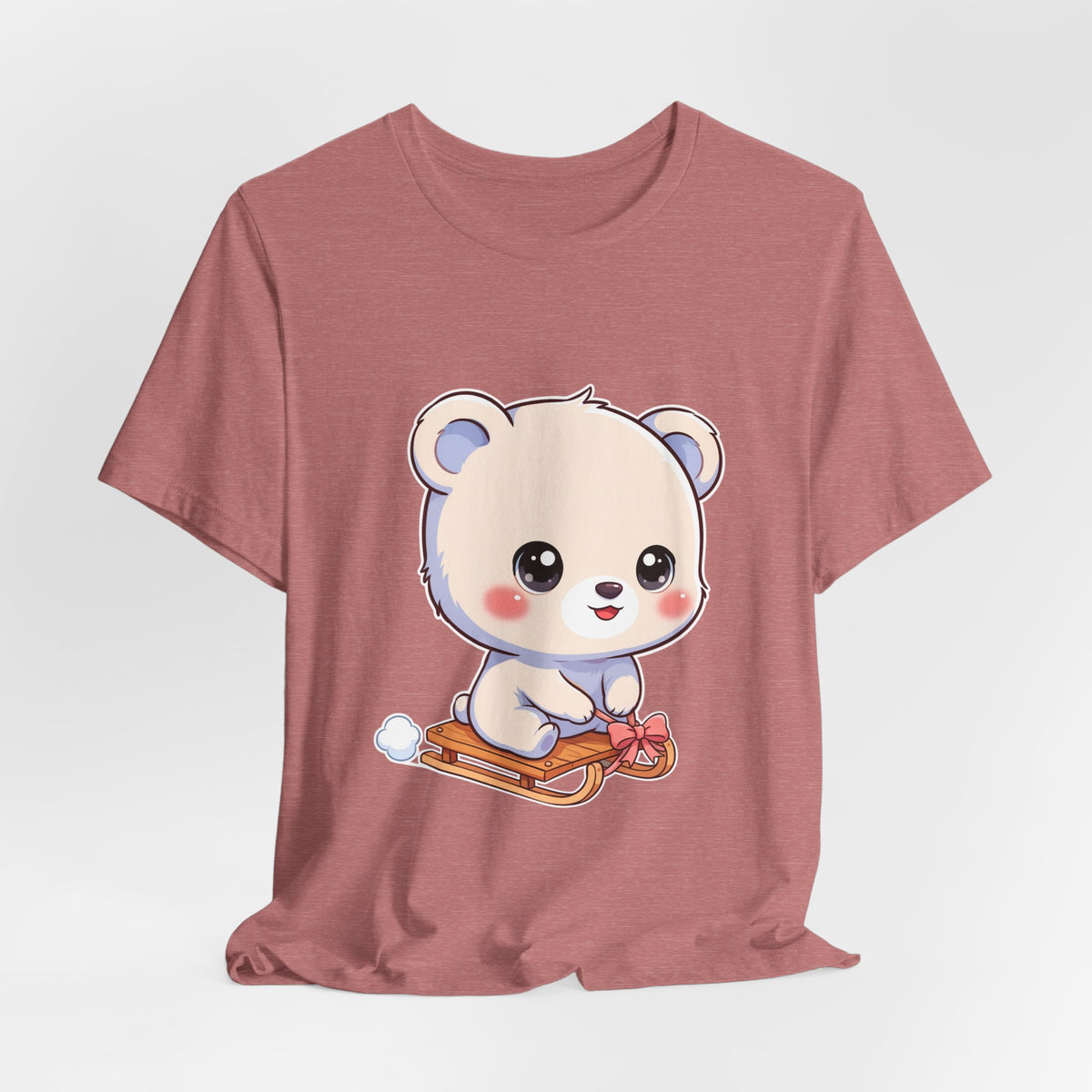 Kawaii Polar Bear T-Shirt for Cozy Winter Days
