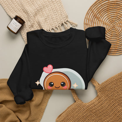 Kawaii Gingerbread Sweatshirt for Cozy Holiday Mornings