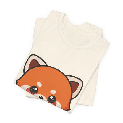 Red Panda Donut T-Shirt, Cute Kawaii Animal Tee