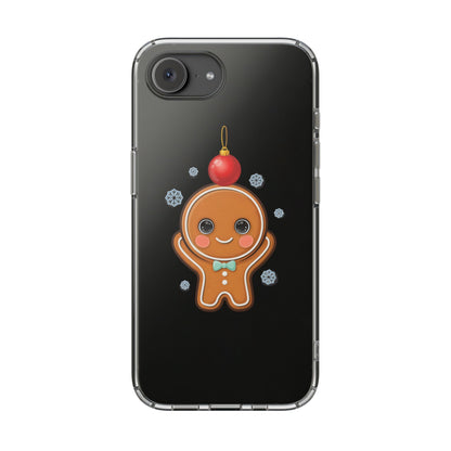 Christmas Gingerbread Phone Case, Cute Kawaii Holiday Gift