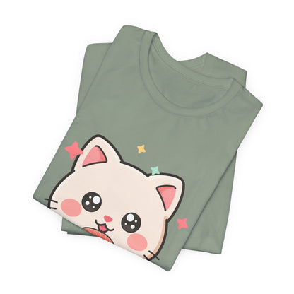 Kawaii Sushi Cat T-Shirt for Cat and Sushi Lovers