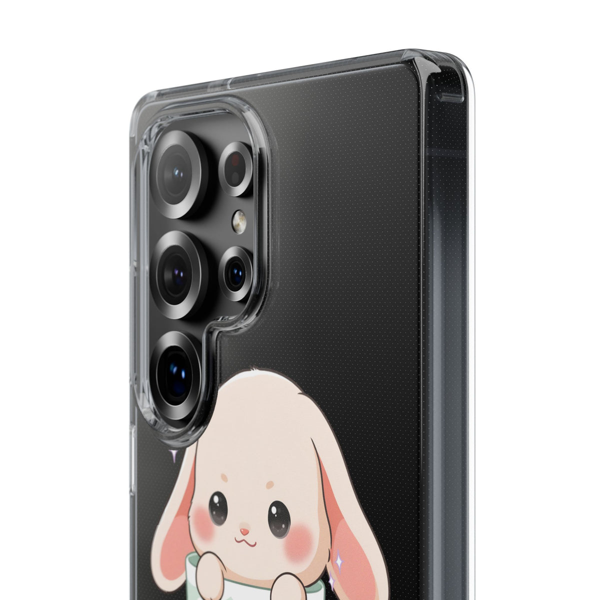 Kawaii Bunny Phone Case, Cute Teacup Rabbit