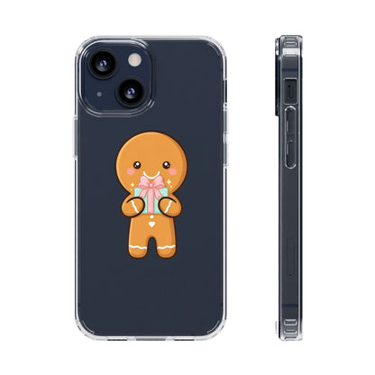 Gingerbread Man Phone Case, Cute Holiday Gift Design