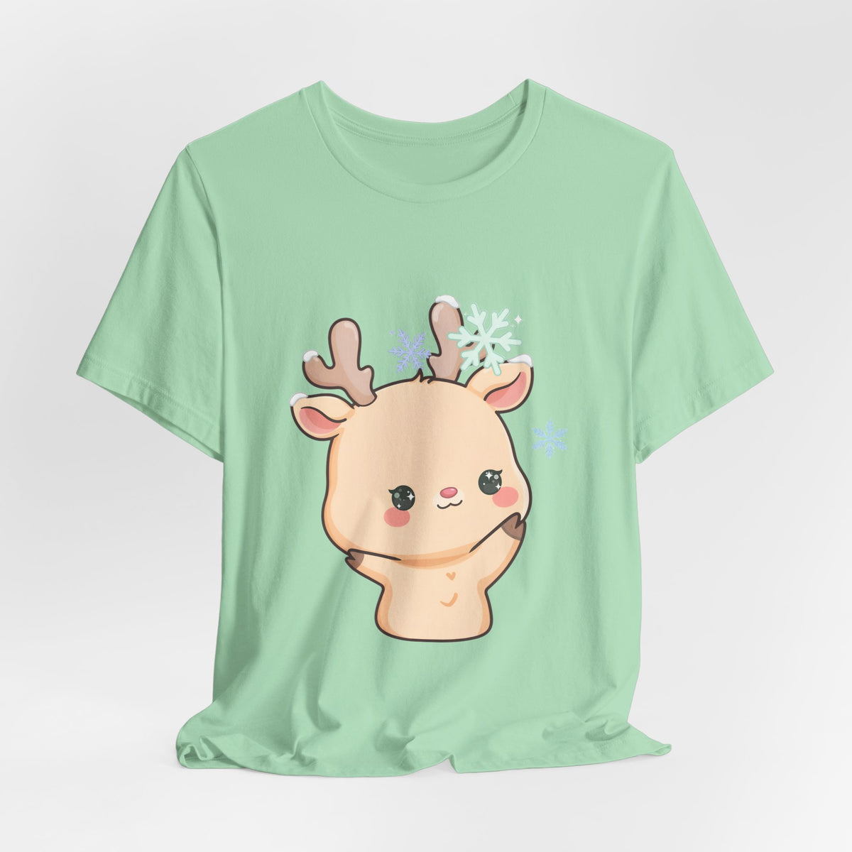 Kawaii Reindeer T-Shirt for Cute Winter Outfits