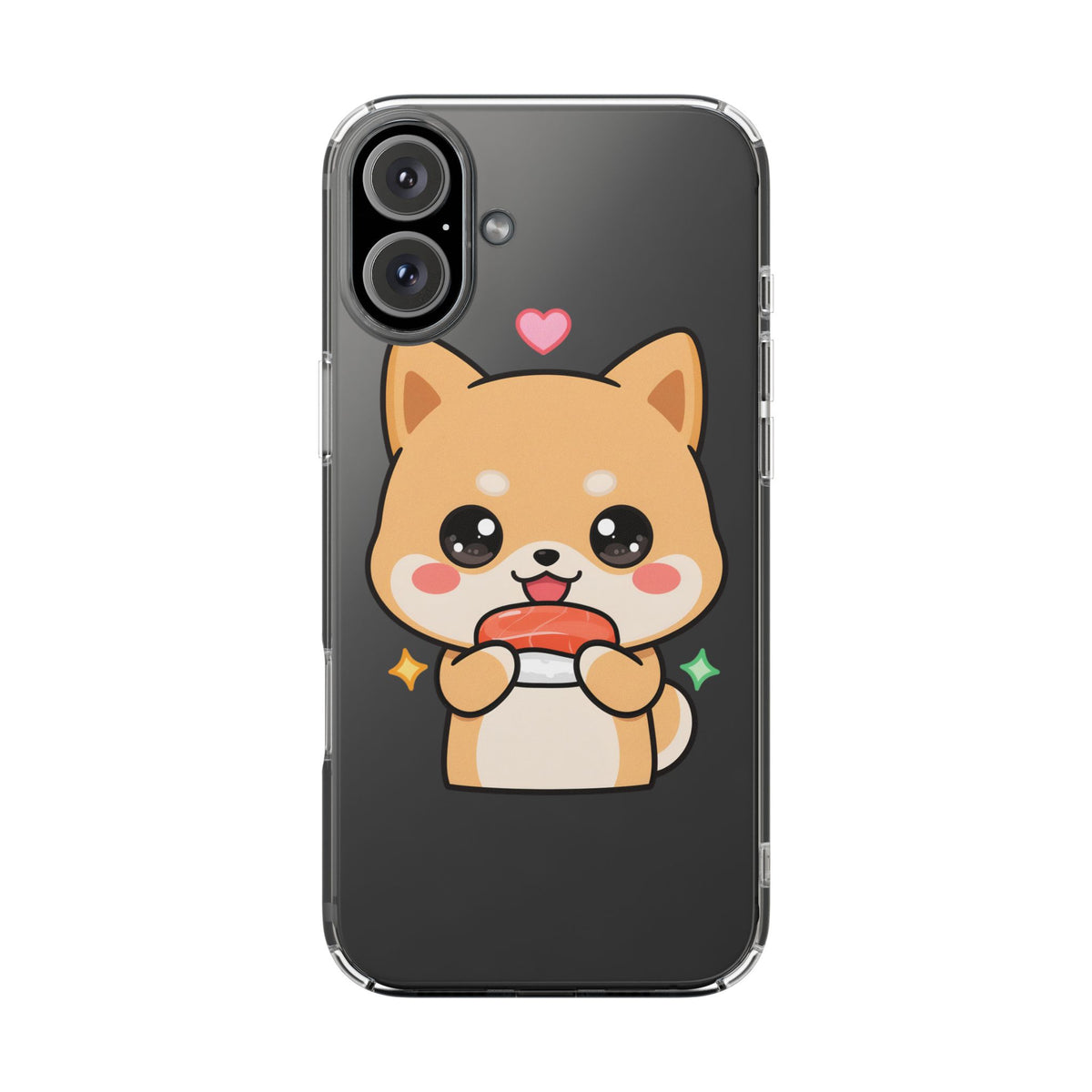 Kawaii Shiba Inu Phone Case for Sushi Lovers