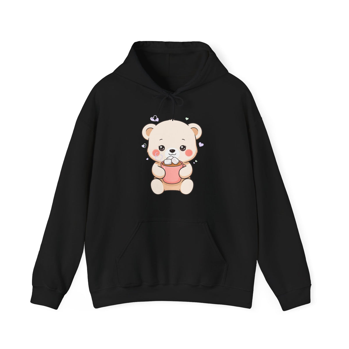 Kawaii Polar Bear Hoodie – Cozy Cocoa Cub Sweatshirt