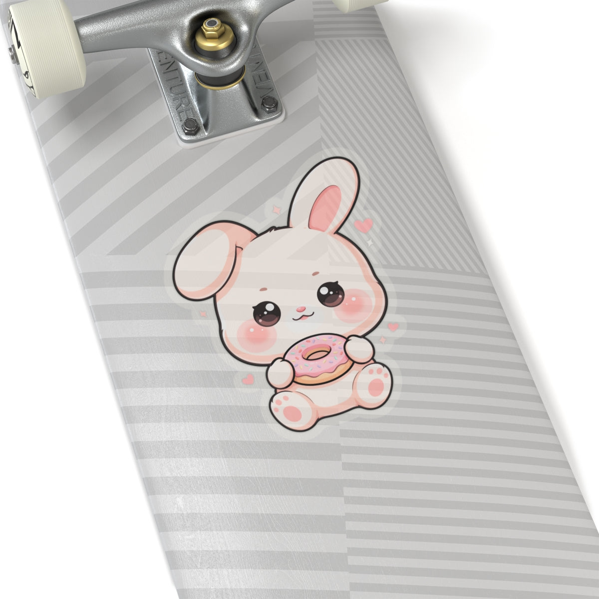 Kawaii Bunny Donut Sticker for Sweet Little Joys