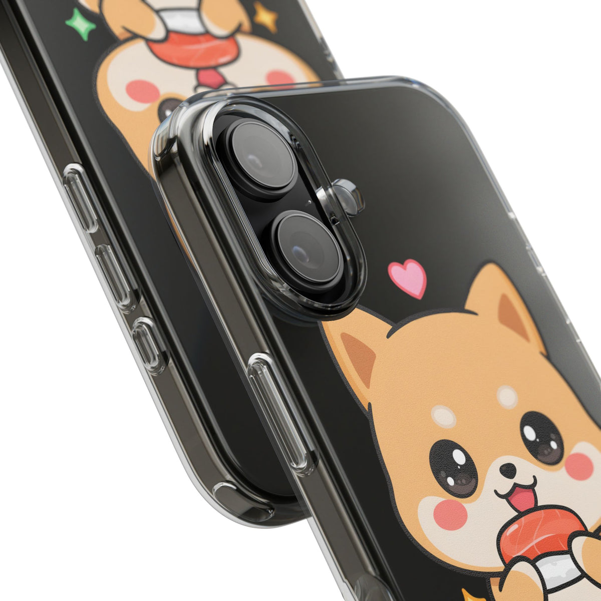 Kawaii Shiba Inu Phone Case for Sushi Lovers