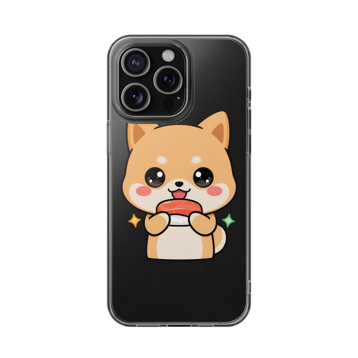 Kawaii Shiba Inu Phone Case for Sushi Lovers
