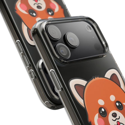 Kawaii Red Panda Phone Case with Ice Cream