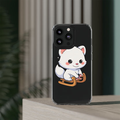Kawaii Arctic Fox Phone Case for Cute Animal Lovers