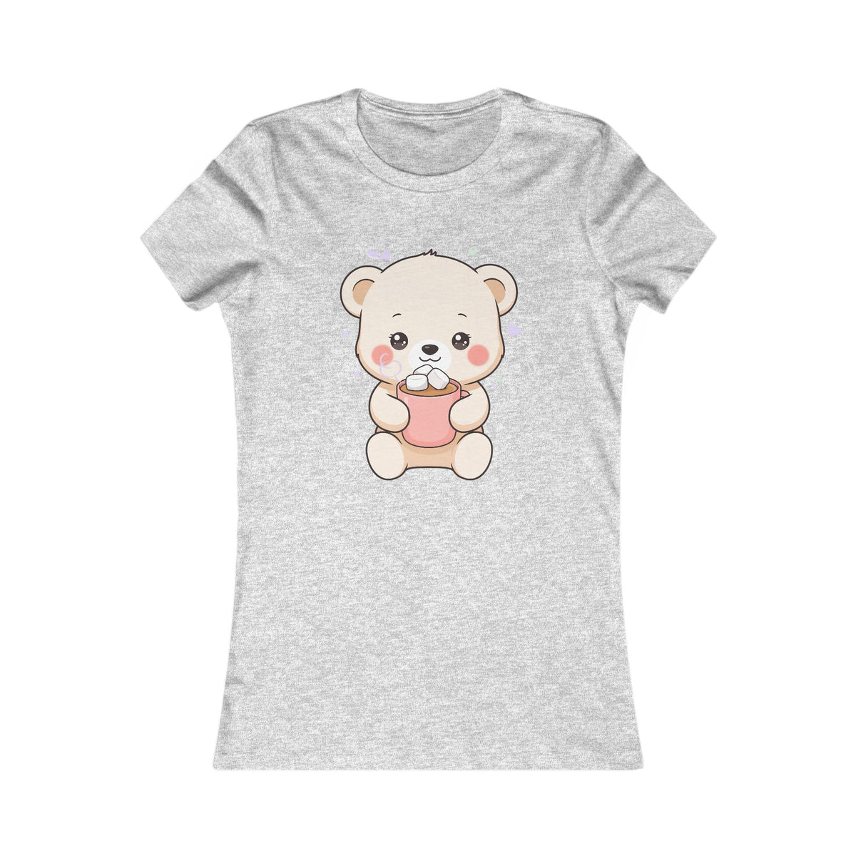 Kawaii Polar Bear Cocoa Tee for Cozy Cute Style