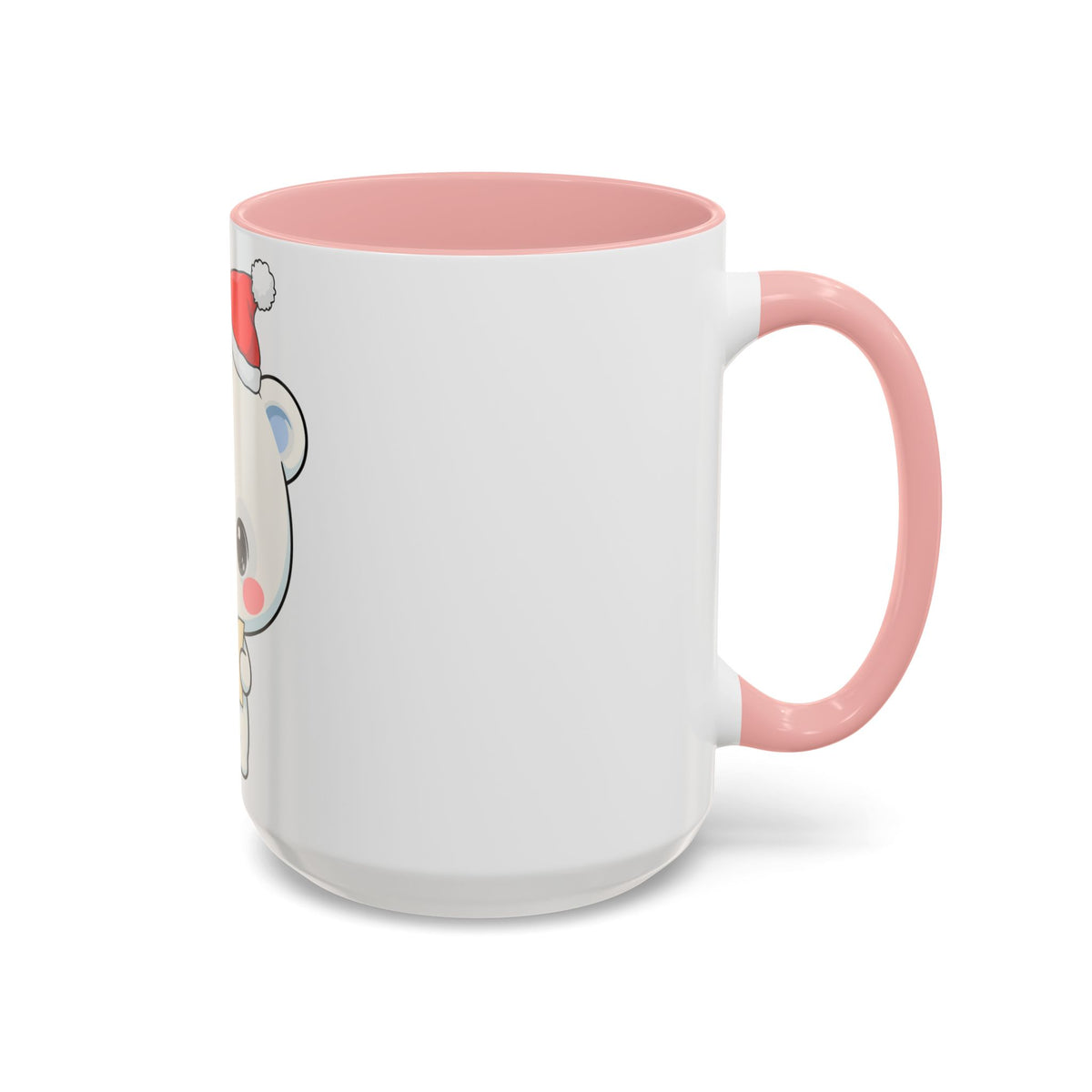 Kawaii Polar Bear Christmas Mug – Santa Letter Accent Mug