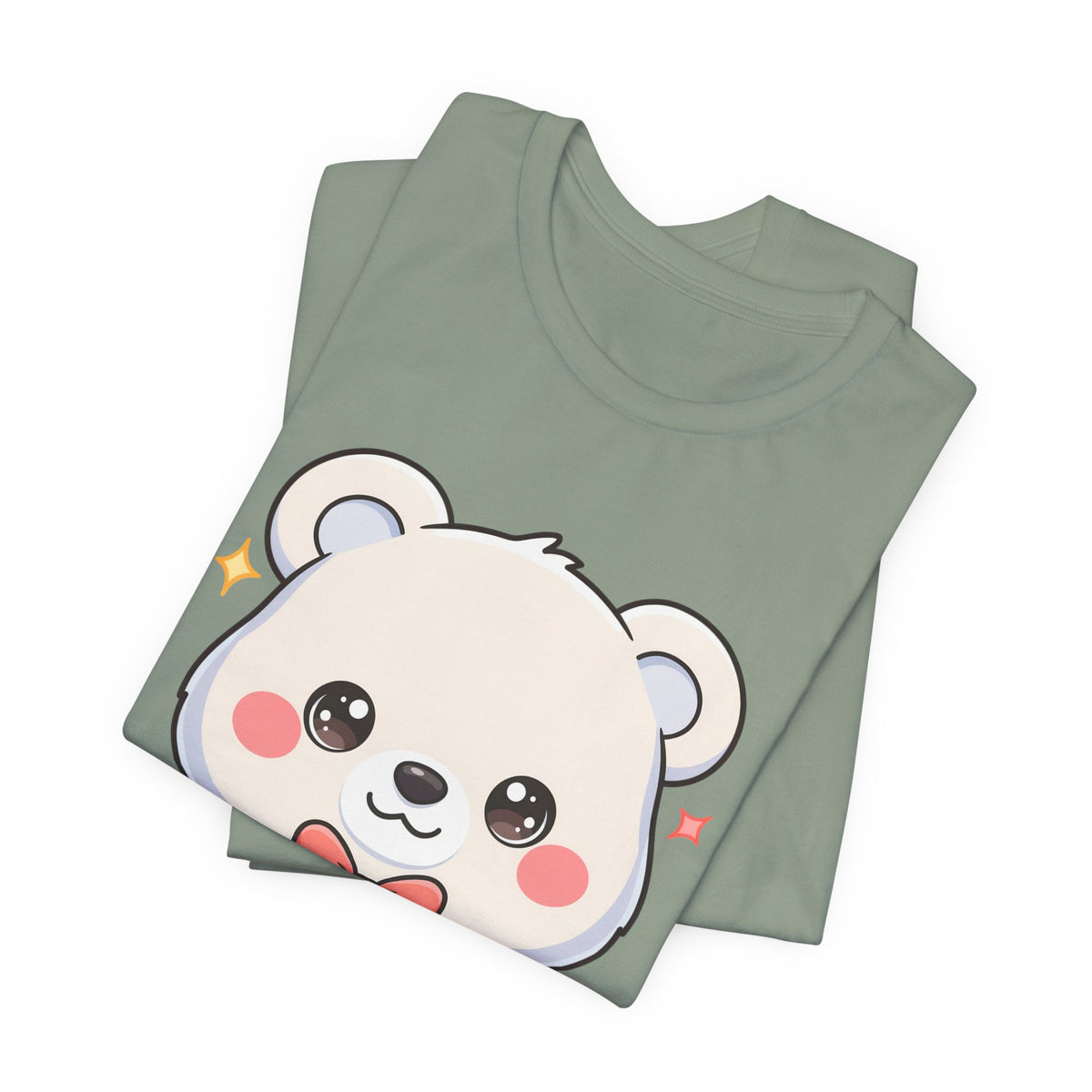 Kawaii Polar Bear Gift T-Shirt for Cute Holiday Cheer