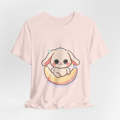 Kawaii Bunny Moon T-Shirt for Cute Style Lovers