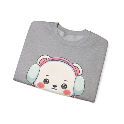 Kawaii Polar Bear Sweatshirt for Cozy Winter Days
