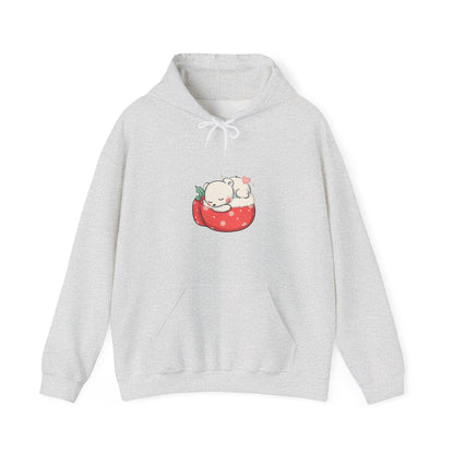 Christmas Polar Bear Hoodie, Kawaii Holiday Sweatshirt