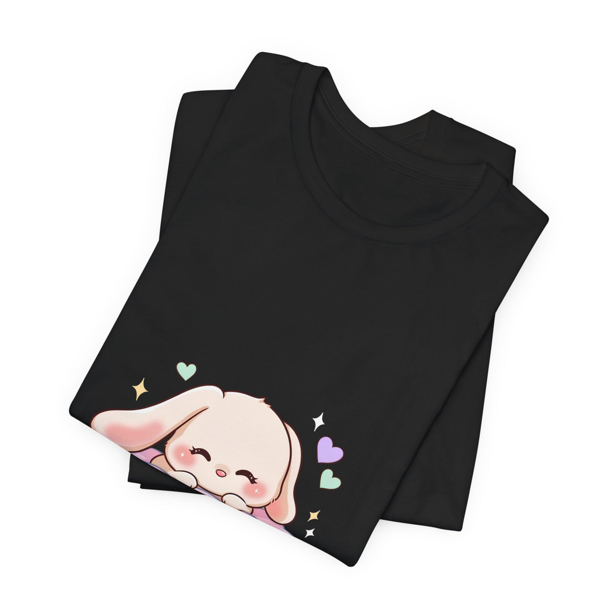 Kawaii Sleeping Bunny Tee, Cute Cloud Nap Unisex Shirt