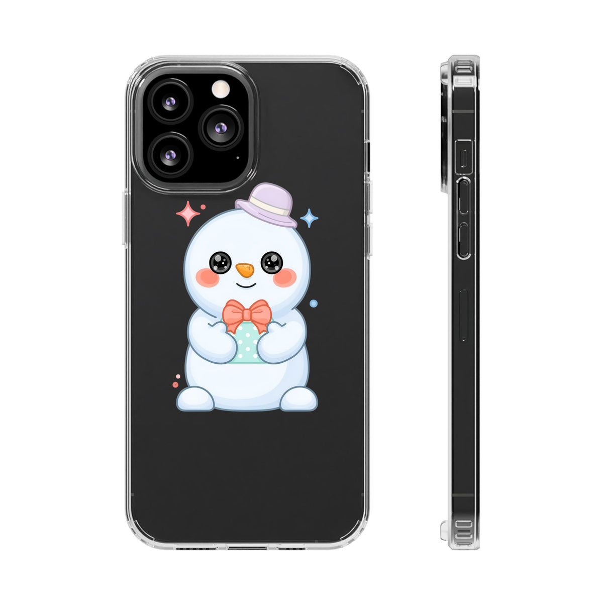 Kawaii Snowman Phone Case for Cheerful Winter Days