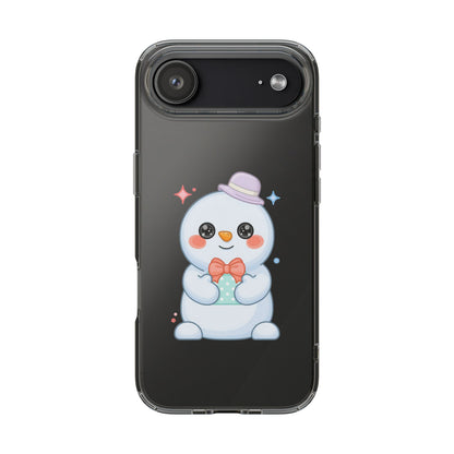 Kawaii Snowman Phone Case for Cheerful Winter Days