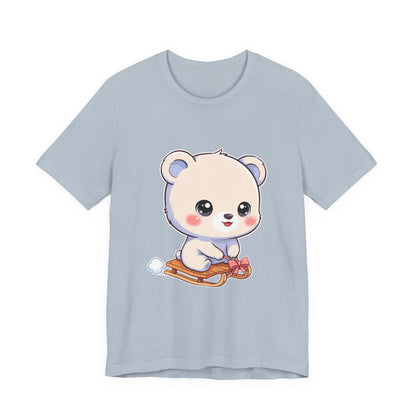 Kawaii Polar Bear T-Shirt for Cozy Winter Days