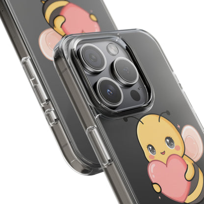 Kawaii Bee Clear Impact-Resistant Phone Case