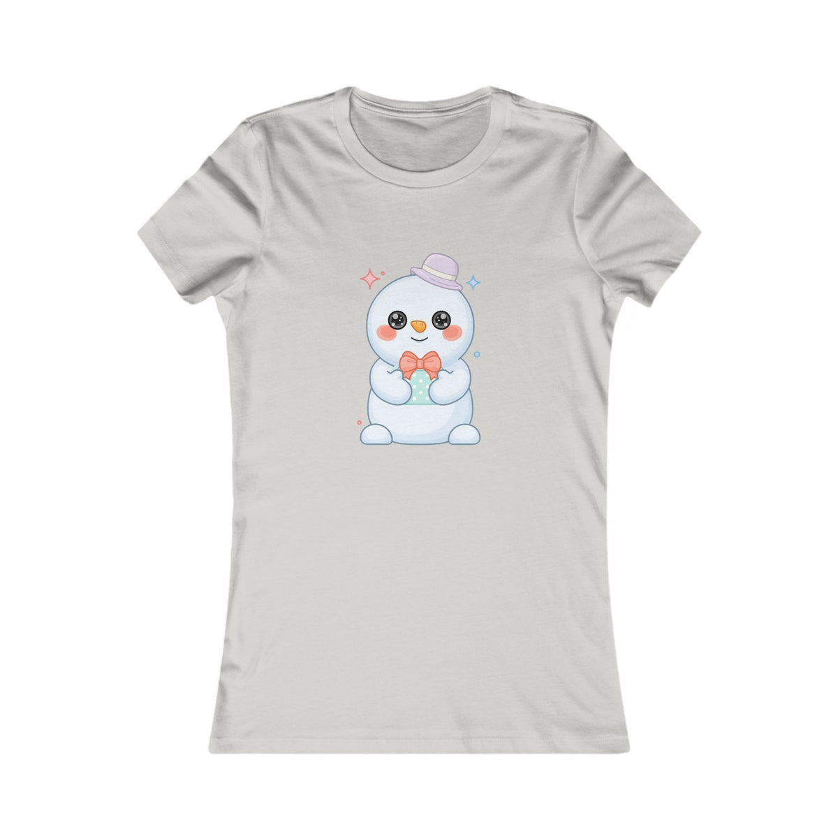 Cute Snowman T-Shirt for Kawaii Holiday Cheer