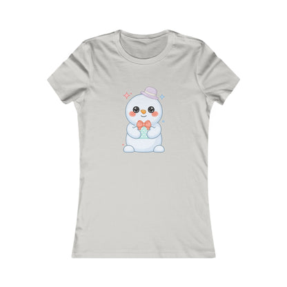 Cute Snowman T-Shirt for Kawaii Holiday Cheer