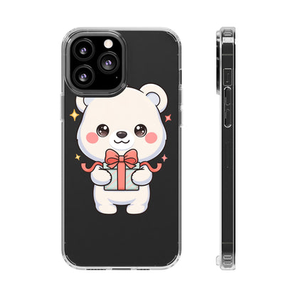 Kawaii Polar Bear Gift Phone Case for Holiday Gifting