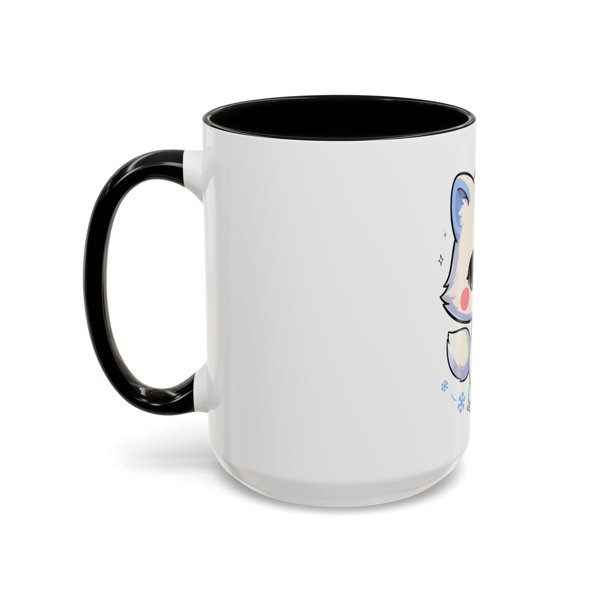Kawaii Arctic Fox Mug for Cozy Winter Coffee Breaks