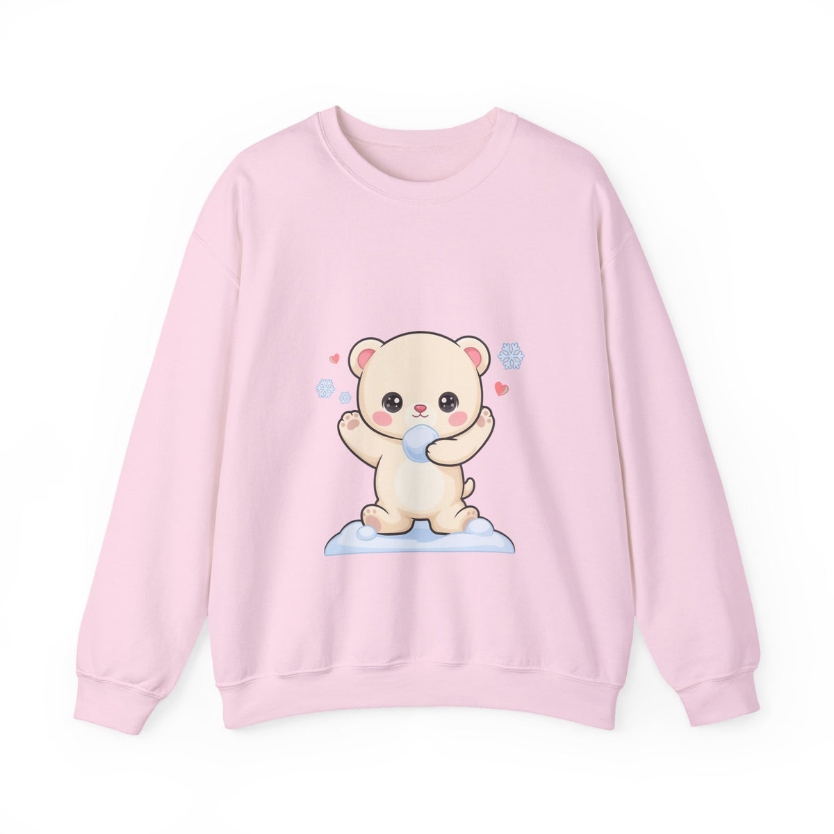 Kawaii Polar Bear Sweatshirt for Cozy Winter Days