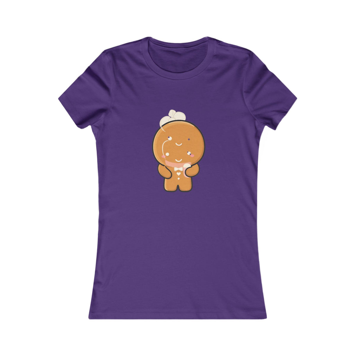 Kawaii Gingerbread Man T-Shirt for Cozy Cocoa Breaks