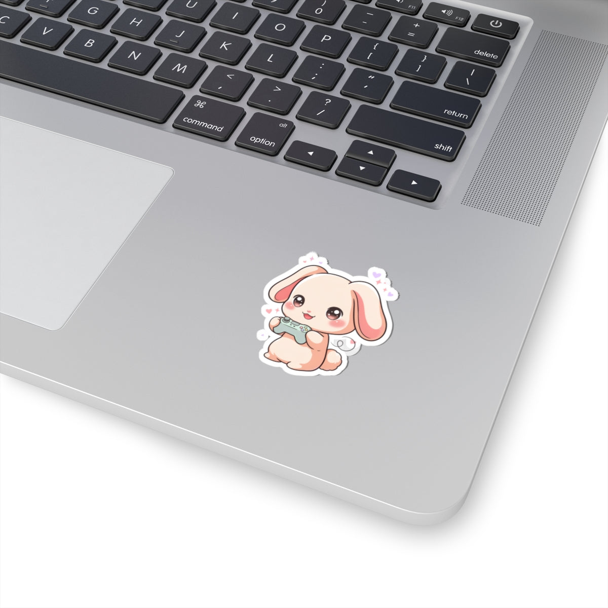 Gamer Bunny Sticker, Cute Kawaii Video Game Decor