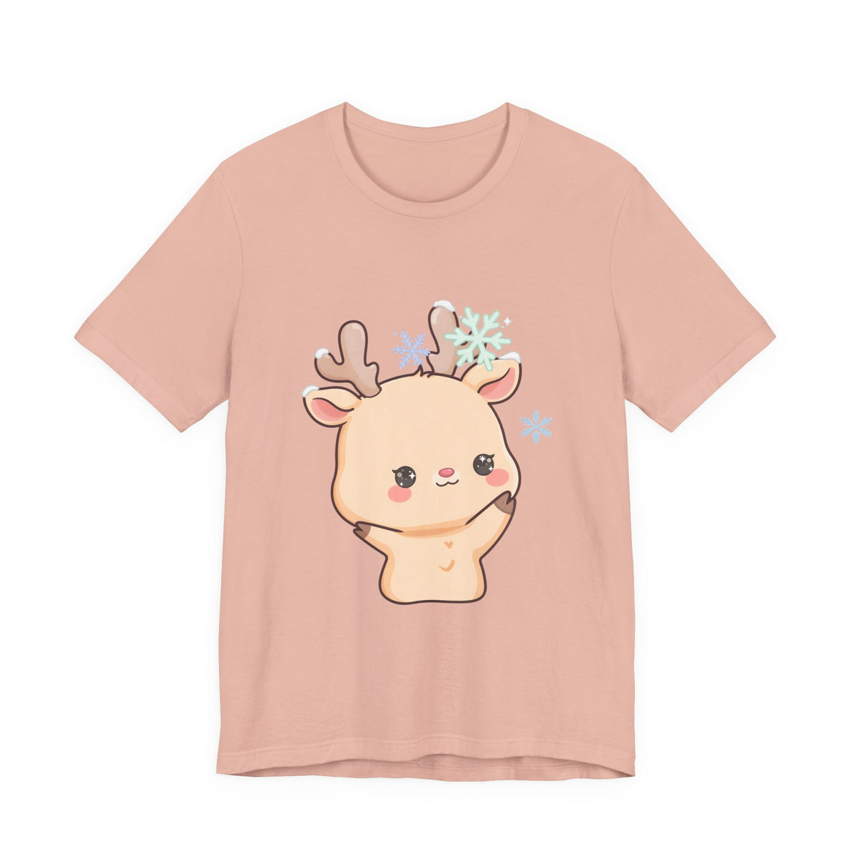 Kawaii Reindeer T-Shirt for Cute Winter Outfits