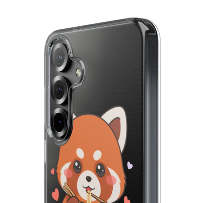 Red Panda Ramen Phone Case – Kawaii Food Lover Gift
