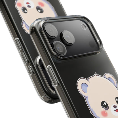Kawaii Polar Bear Phone Case, Cute Winter Gift