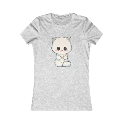 Kawaii Arctic Fox Tee for Cozy Winter Errands