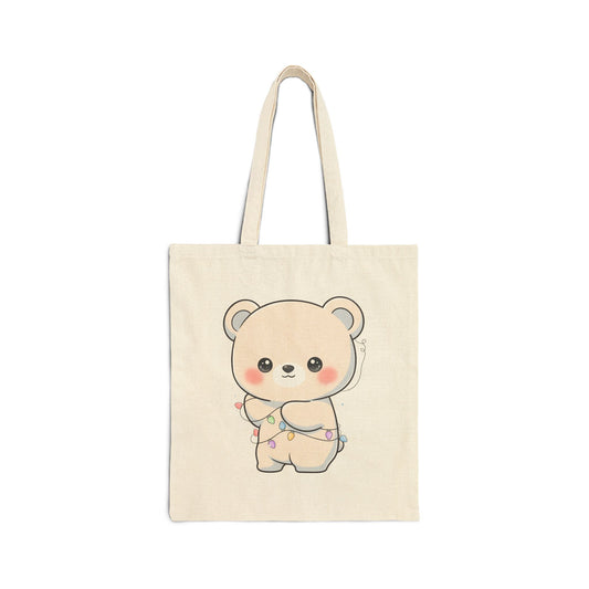 Kawaii Polar Bear Tote Bag for Cute Art Lovers