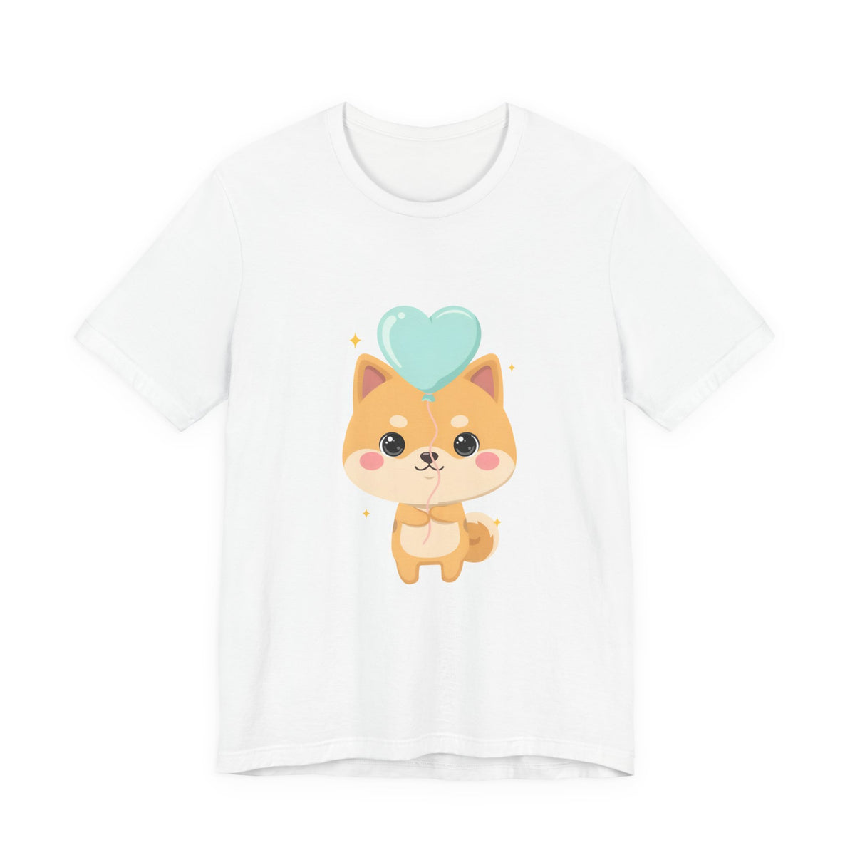 Kawaii Shiba Inu T-Shirt, Cute Balloon Dog Gift