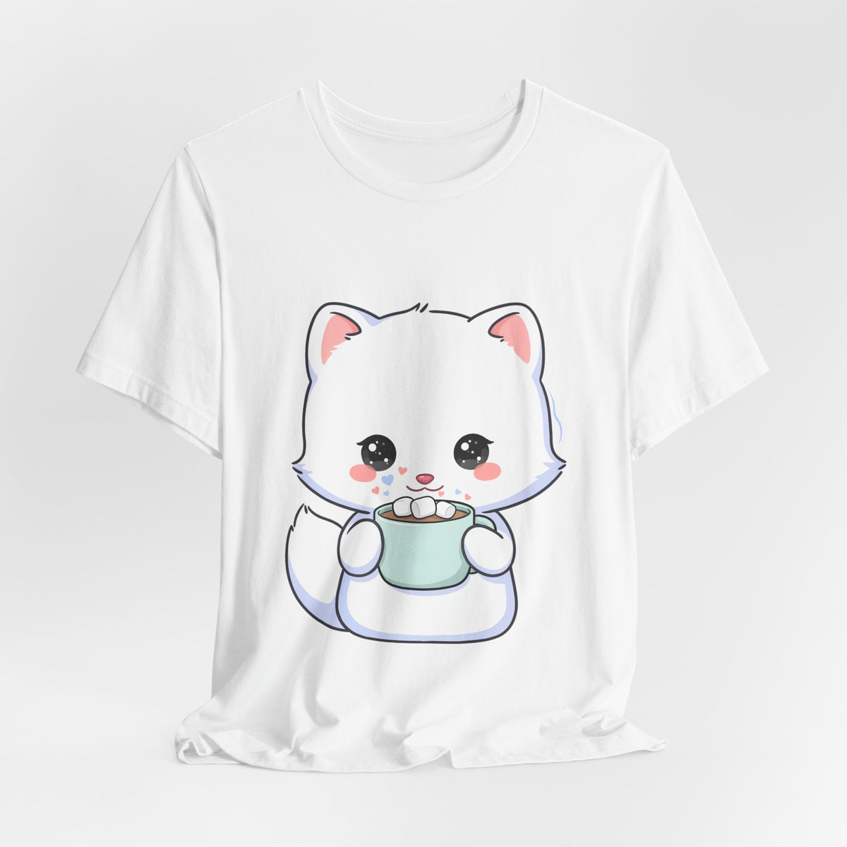 Kawaii Arctic Fox T-Shirt for Cozy Winter Gift Giving