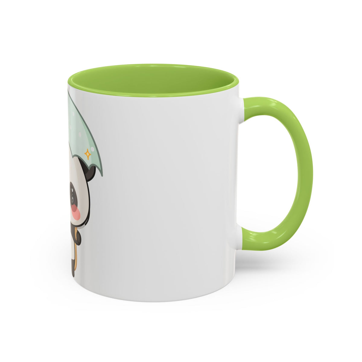 Cute Panda Accent Coffee Mug for Rainy Day Sips