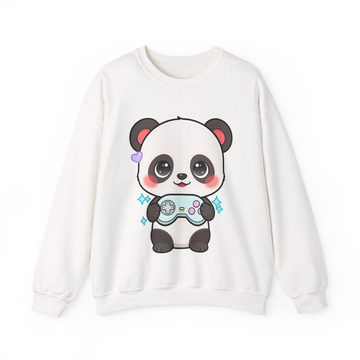 Cute Gamer Panda Sweatshirt for Cozy Gaming Nights