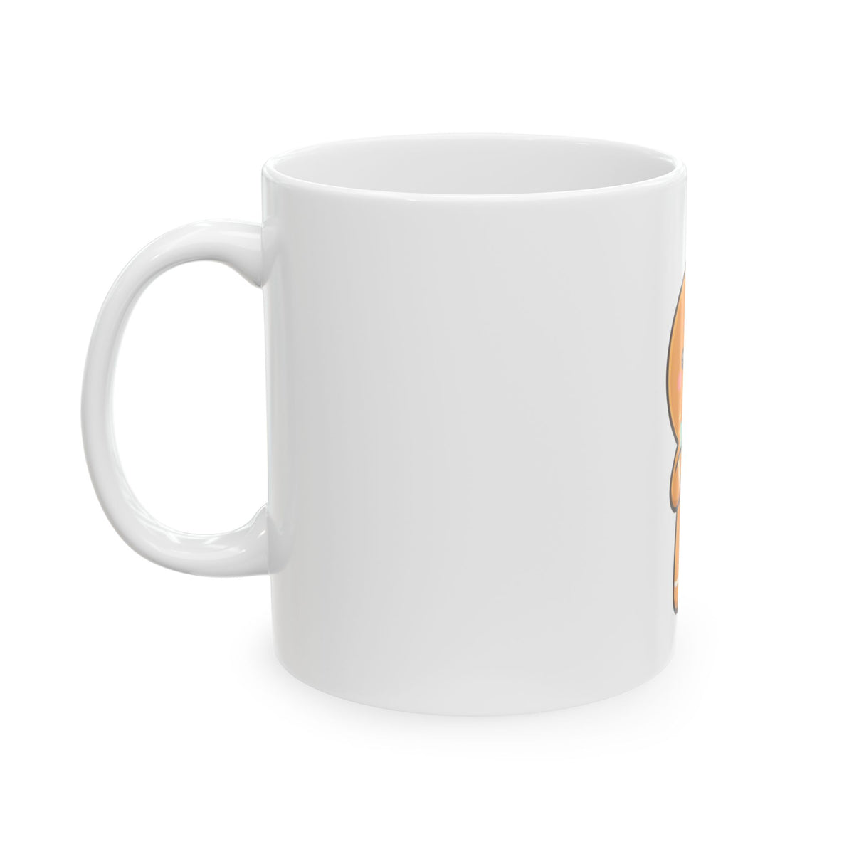 Christmas Gingerbread Mug, Cute Holiday Gift