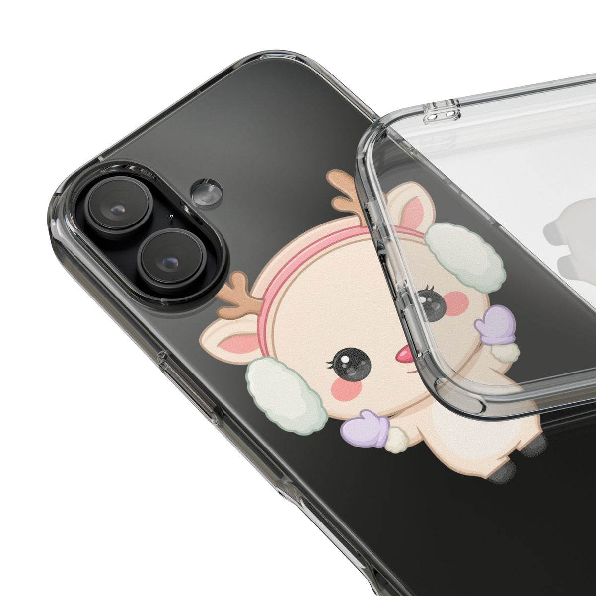 Kawaii Reindeer Phone Case for Cozy Cute Style