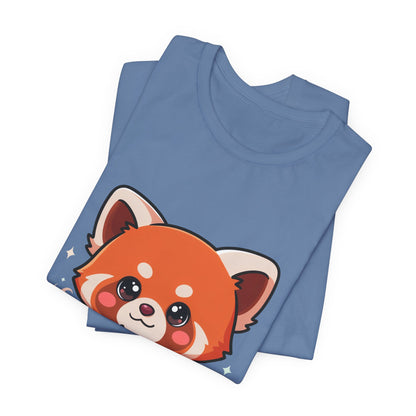 Kawaii Red Panda Coffee Tee for Cute Animal Lovers