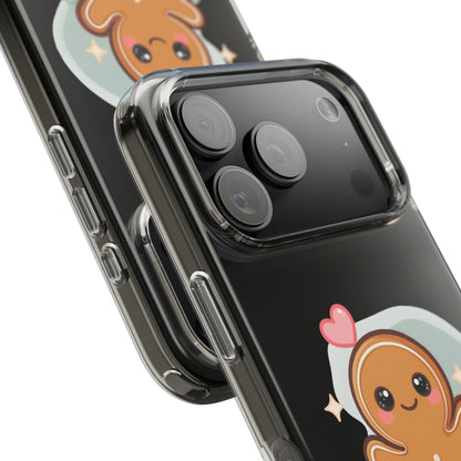 Gingerbread Man Phone Case – Kawaii Holiday Gift